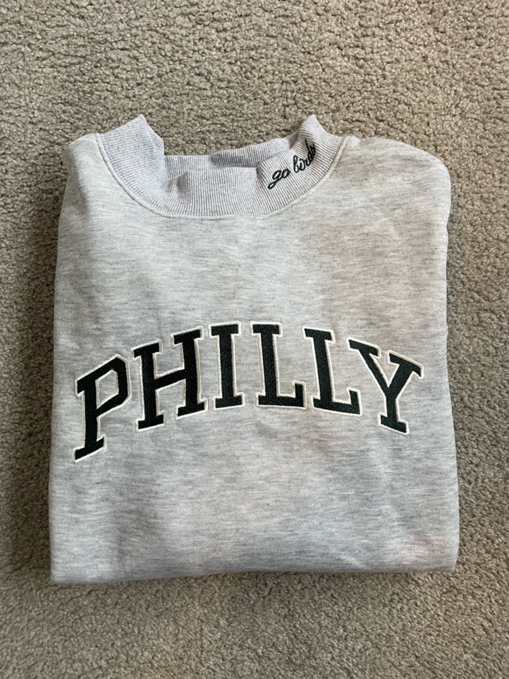 Grey 'Philly' Crewneck Sweatshirt - Unbranded